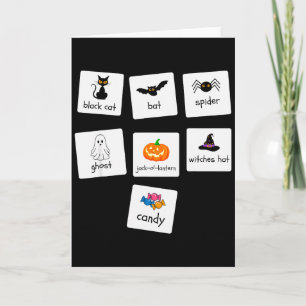 Aba Halloween Special Education Teacher Behaviour  Card