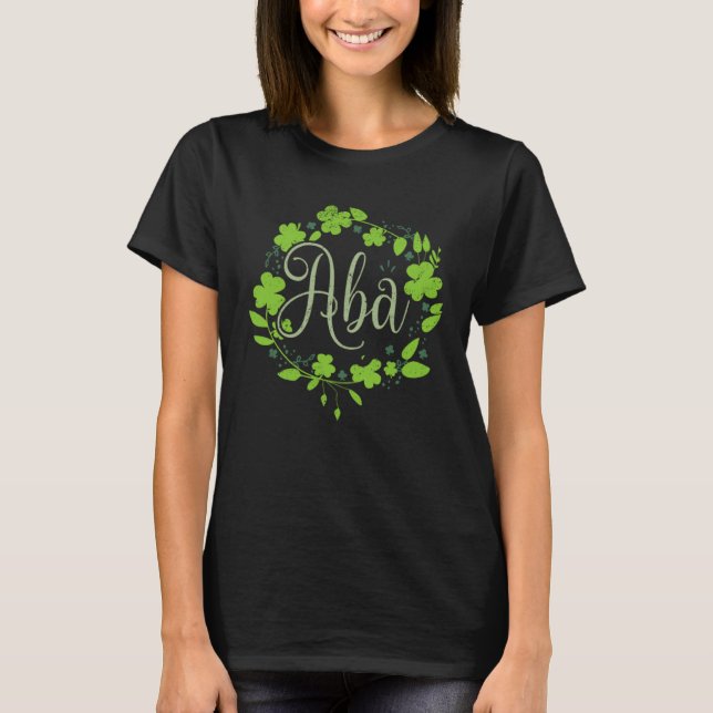 ABA St Patrick Artwork RBT ABA Therapist T-Shirt (Front)