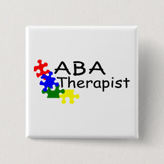 ABA Therapist (PP) 15 Cm Square Badge
