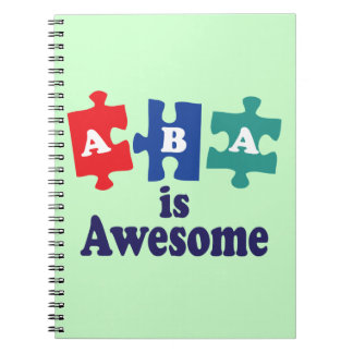 ABA Therapy Is Awesome Spiral Notebook