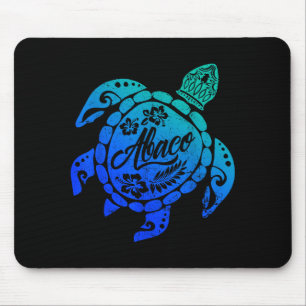 Abaco Tribal Sea Turtle Bahamas Beach Vacation Mouse Pad