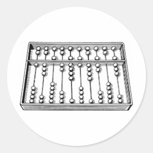 Abacus Classic Round Sticker