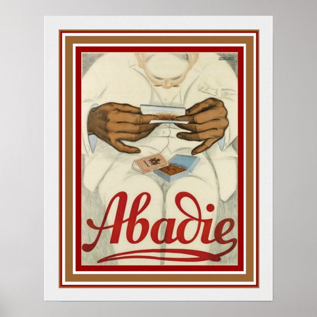 Abadie Cigarette Paper Ad Poster 16 x 20 (Front)