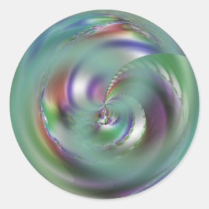 Abalone Classic Round Sticker