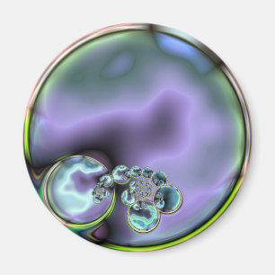 Abalone Look Abstract Magnet
