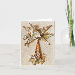 Abalone Palm Holiday Card
