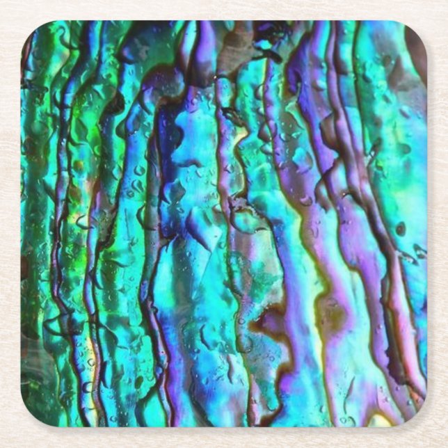 Abalone paper coasters (Front)