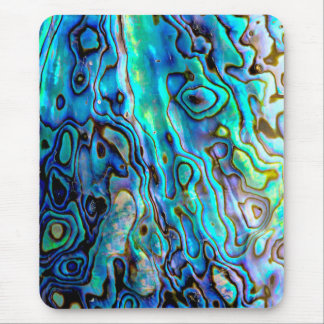 Abalone shell mouse pad