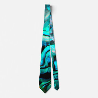 Abalone shell natural design tie