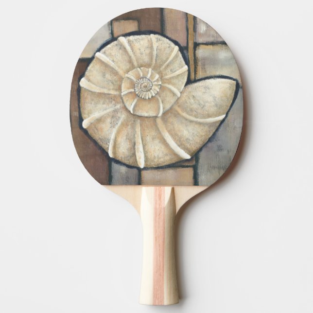 Abalone Shell Ping Pong Paddle (Front)