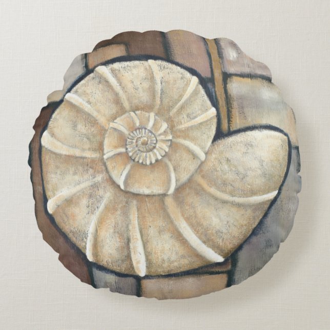 Abalone Shell Round Cushion (Front)