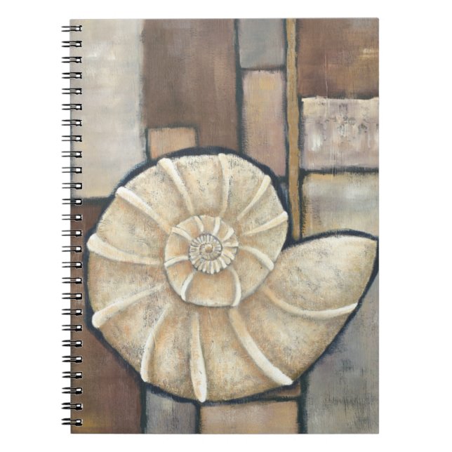 Abalone Shell Spiral Notebook (Front)