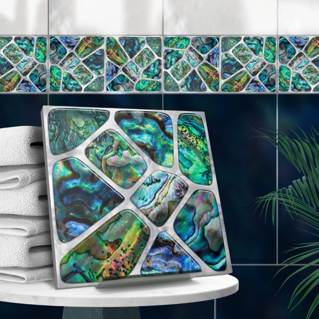 Abalone Shell Texture - Cells Collage N13 Tile (Creator Uploaded)