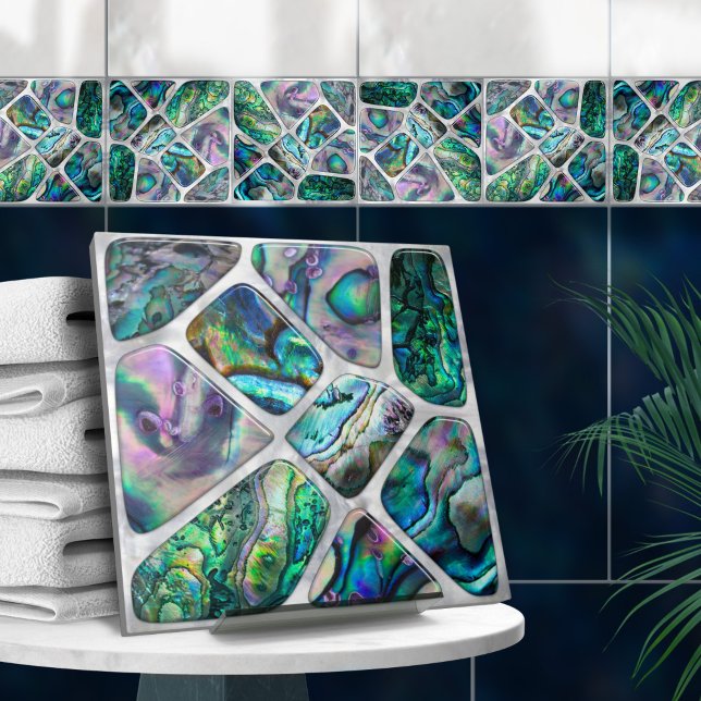 Abalone Shell Texture - Cells Collage N14 Tile (Creator Uploaded)