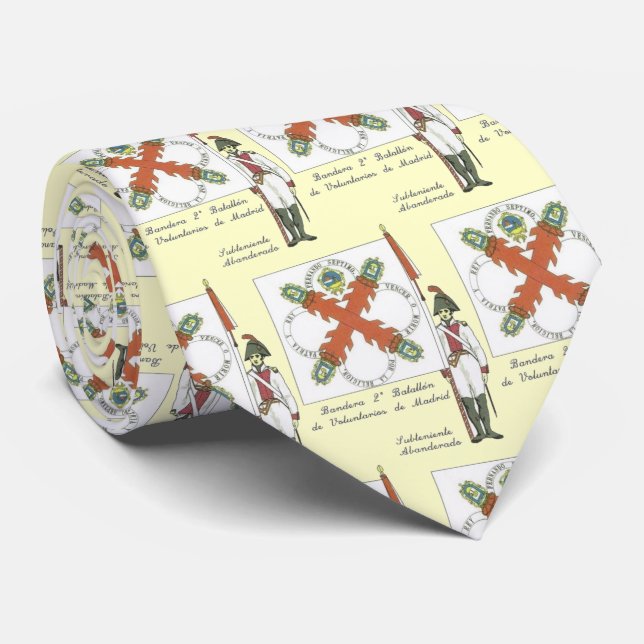ABANDERADO VOLUNTARIOS DE MADRID TIE (Rolled)