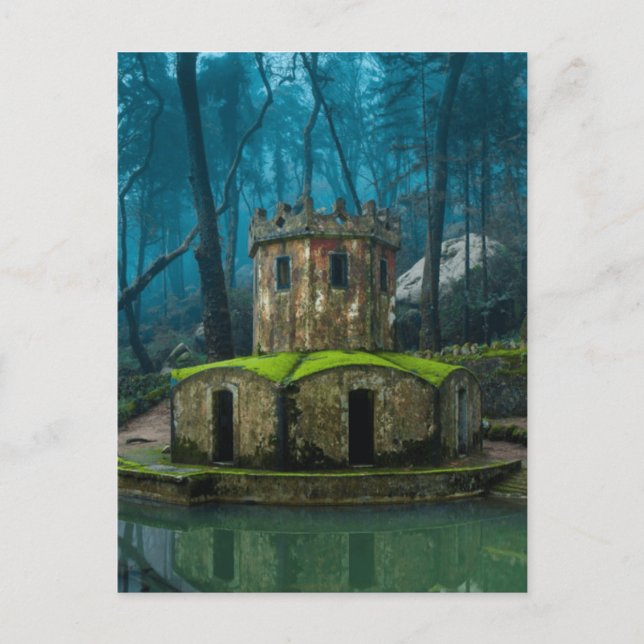 Abandonded Building in Portugal-By James Mills Postcard (Front)