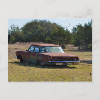 Abandoned 63 Chev. Postcard