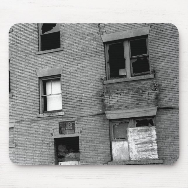 Abandoned Apartment For Rent Mouse Pad (Front)