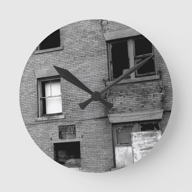 Abandoned Apartment For Rent Round Clock (Front)