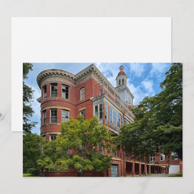Abandoned Asylum Holiday Card (Front/Back)