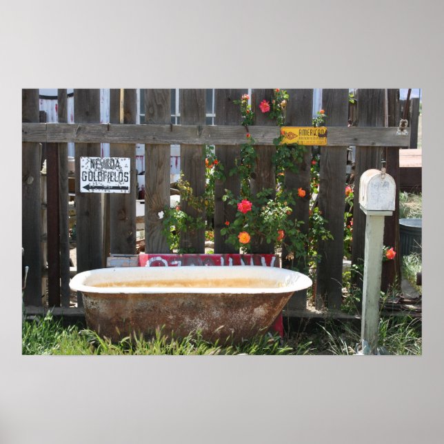 Abandoned Bathtub Poster (Front)