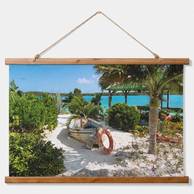 Abandoned Boat Hanging Tapestry (Front)