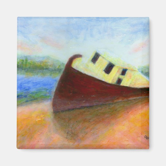 Abandoned Boat, Magnet (Front)