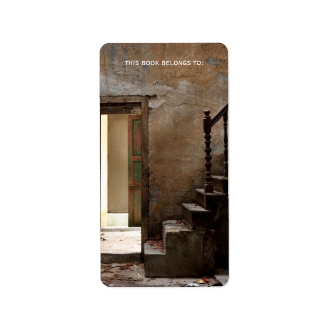 Abandoned Bookplate Label (Front)