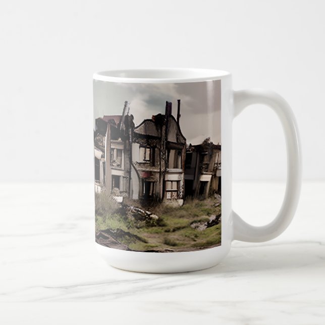  Abandoned Buildings Post Apocalypse  Coffee Mug (Right)