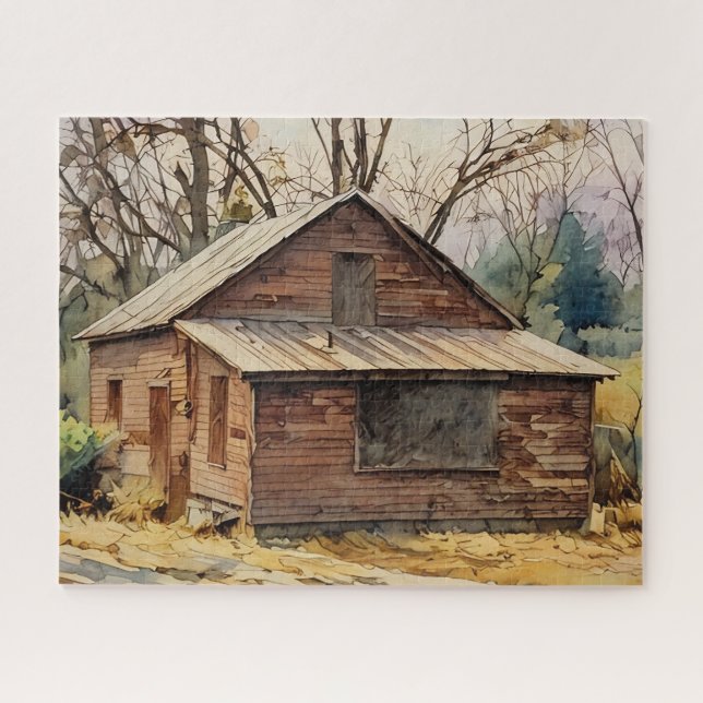 Abandoned Cabin Jigsaw Puzzle (Horizontal)