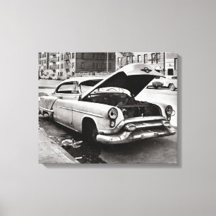 Abandoned Car, 1964 Canvas Print