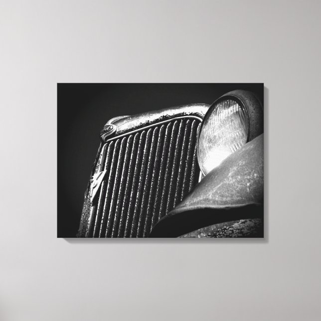 Abandoned Car Canvas Print (Front)