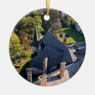 Abandoned Castle Ceramic Tree Decoration