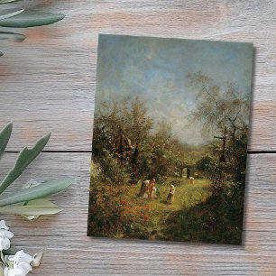 Abandoned Cemetery in Goisern Postcard