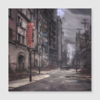 Abandoned City | Post Apocalyptic Dystopian World