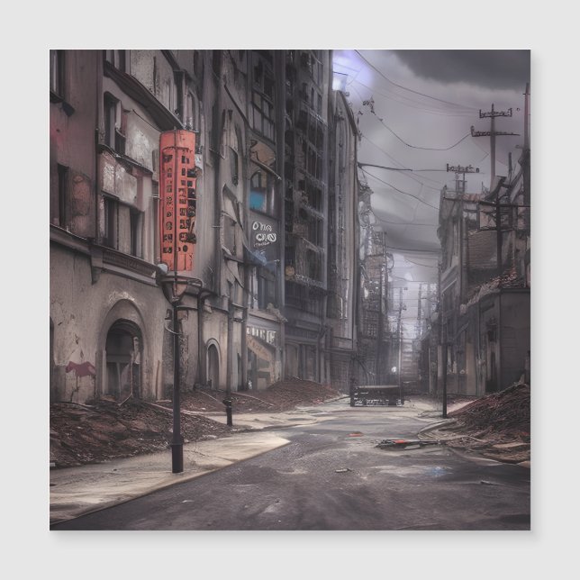 Abandoned City | Post Apocalyptic Dystopian World  (Front)