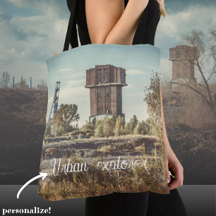 Abandoned coal mine tote bag