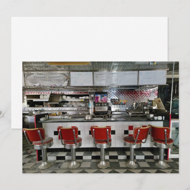 Abandoned Diner Holiday Card (Front/Back)