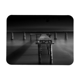 Abandoned Dock At Lake Monroe Magnet