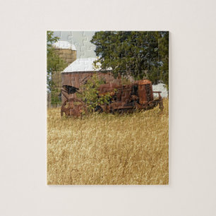 Abandoned Farm Tractor - 8x10 - 110 pcs. Jigsaw Puzzle