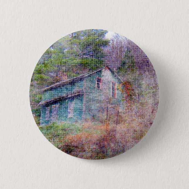Abandoned House 6 Cm Round Badge (Front)