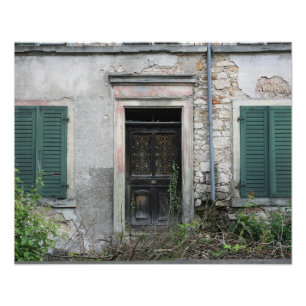 Abandoned house, Basel, Switzerland Photo Print