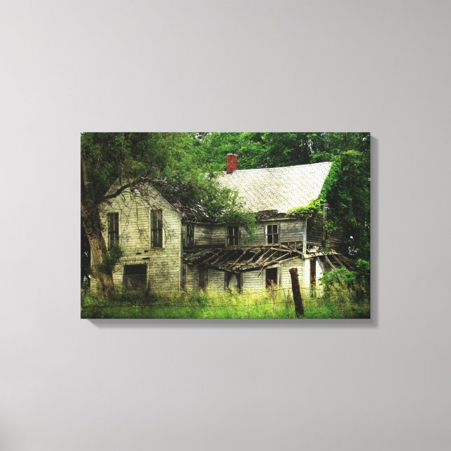 Abandoned House Canvas Print (Front)