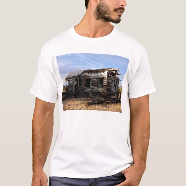 Abandoned House In Kelso California T-Shirt (Front)
