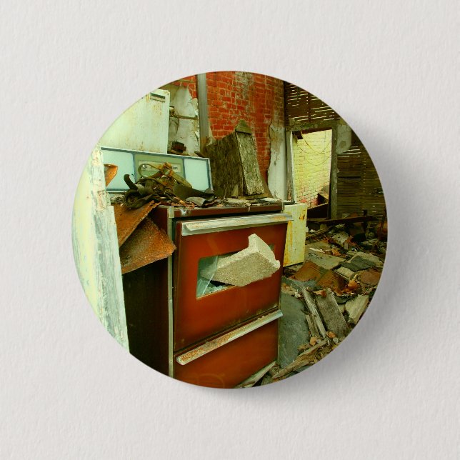 Abandoned Mess 6 Cm Round Badge (Front)