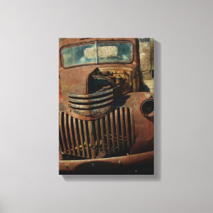Abandoned Old Truck Canvas Print