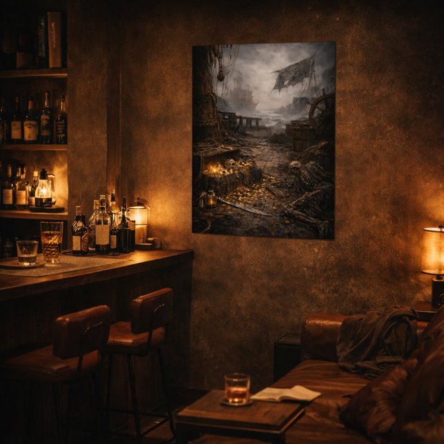 Abandoned Port — Pirate Harbor Scene Poster (Creator Uploaded)