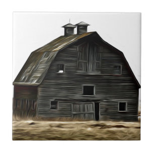 Abandoned Prairie Barn Tile