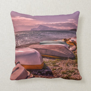 Abandoned Rowing Boats   L'Olla Beach, Altea Cushion