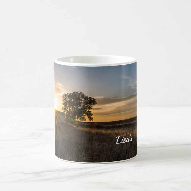 Abandoned Shed Colorado Sunset Custom Mug (Center)
